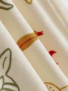 Cozy Pixies 男宝宝帆船图案圆领短袖上衣和卡通动物印花短裤两件套 - 綠色 - 查看 7