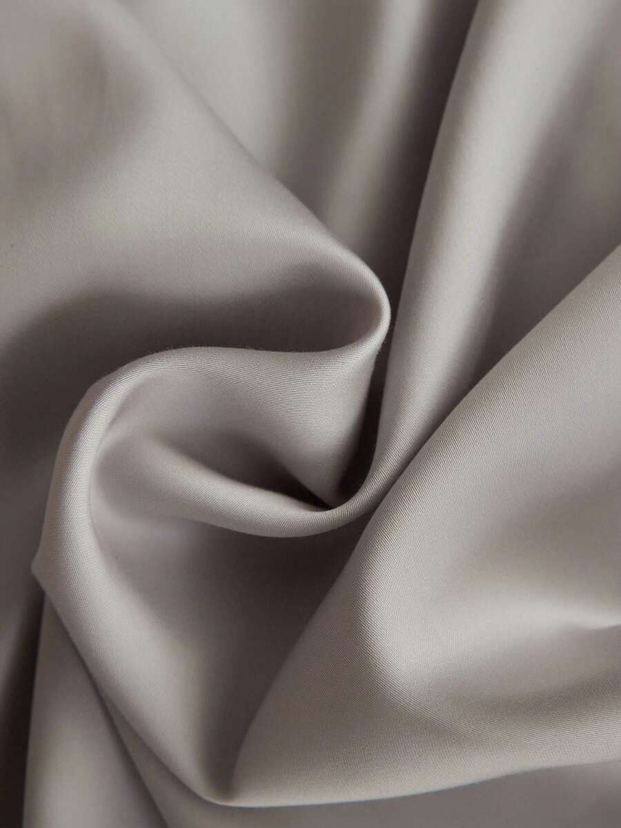 1pc Soft & Smooth AntiStatic Solid Color Double Sided Natural Silk