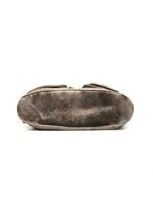 新款時尚女士hobo袋大容量肩背包,多袋橫跨包適用於女性 - 煙灰色 - 查看 6