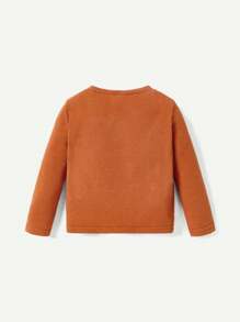 Cozy Pixies Conjunto De 3 Piezas De Top Cuello Redondo Con Estampado De Animales Para Bebés Niños Con Hombro Regular