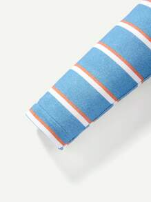 Cozy Pixies Baby Boy 2pcs Striped Print Contrast Binding Tee - Blue - View 7