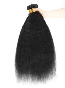 1pc Super Wave Human Hair Bundles Virgin Hair Extension 1 Supre Curly Hair Bundles Sew In Real Double Weft  Hair Extensions For Women - SNatural - View 7