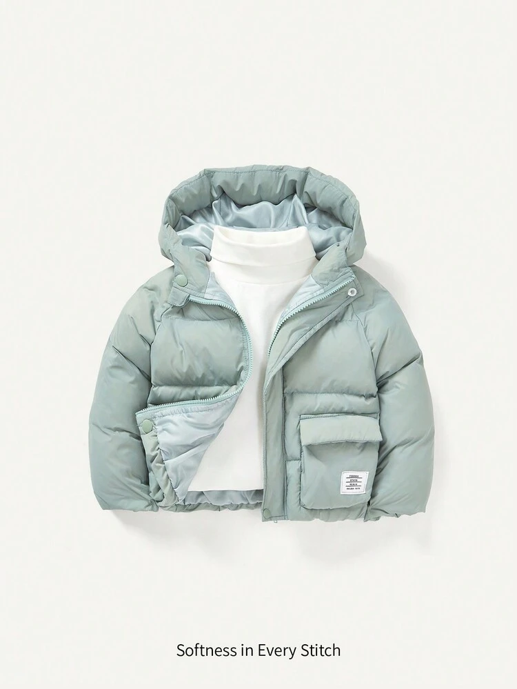 Baby Girl Casual Jacket With Long Sleeve, -padded And Thick, Suitable For Winter Warmth, Coat