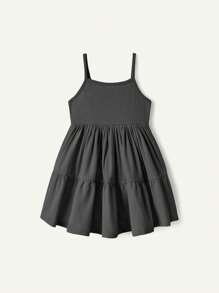 Cozy Pixies Baby Girl Casual Solid Knitted Soft Two Pieces Dress Set - Multicolor - View 7