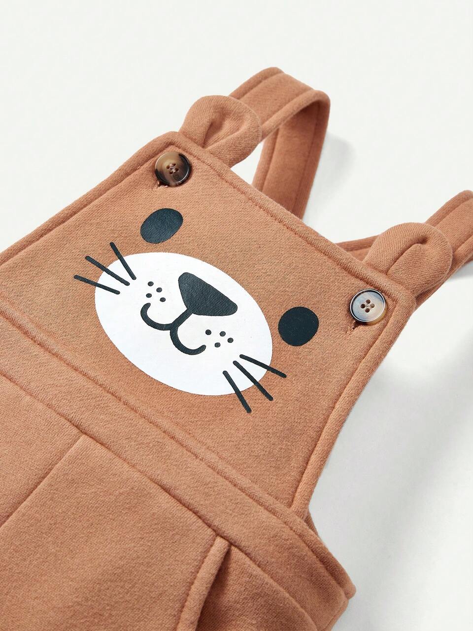 Baby Boys' Cute Animal Patterned Overalls Pants