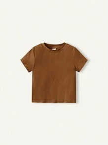 Cozy Pixies Baby Boy Solid Color Soft Knitted Round Neck Short Sleeve Pullover Set Of 3