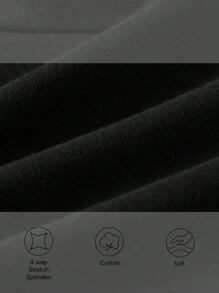 Cozy Pixies 休閒2入組嬰兒女孩字母印花運動上衣和運動褲套裝 - 黑色 - 查看 5