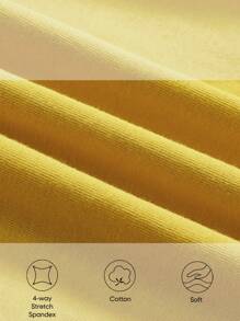 Cozy Pixies Atasan Bayi Laki-Laki - Kuning - View 9