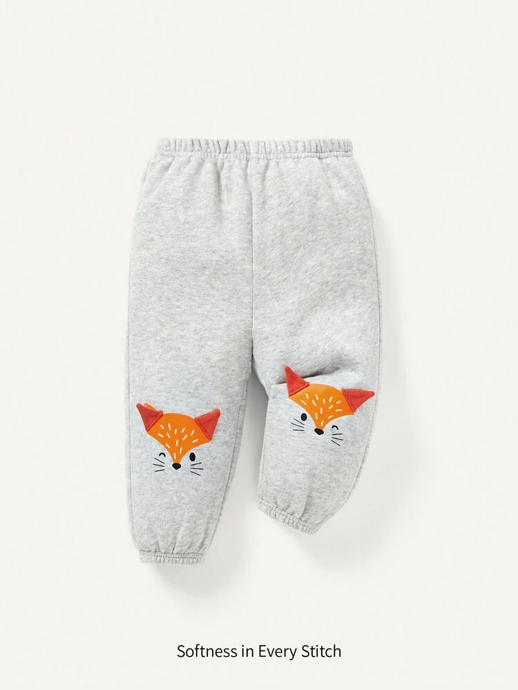 Baby Boy Cartoon Graphic Sweatpants
