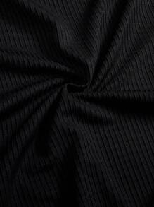 SHEIN 3pcs/Set Knitted Sleeveless Tank Top With Round Neckline, Pleated Design For Tween Girls - Mauve Purple - View 5