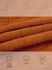 Đứa bé trai Chi tiết Patched thư Áo chui đầu - trái cam - Xem 6