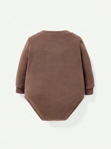 Cozy Pixies 嬰兒男寶貝2入組字母拼接連身衣