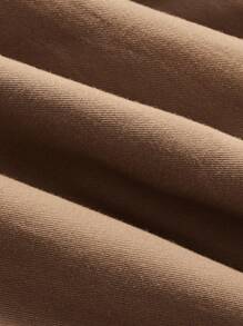 男婴博格领翻盖口袋加垫外套 - 駝色 - 查看 6