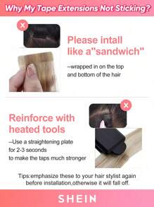 20 piezas de extensiones de cabello humano 100% con cinta adhesiva para salón, sedosas, sin costuras, invisibles, degradado dorado cenizo mezclado con rubio blanqueado para resaltar el cabello fino de mujer, extensiones de cabello con cinta adhesiva
