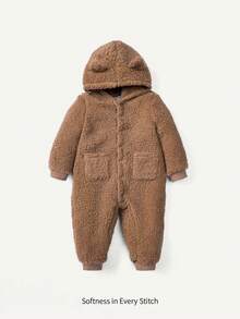 Cozy Pixies 嬰童（男）連體褲 - 棕色 - 查看 1