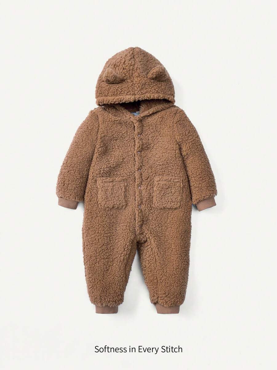 Cozy Pixies 嬰童（男）連體褲 - 棕色 - 查看 1