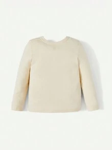 Cozy Pixies Đứa bé trai Vừa Khít Bộ mặc nhà Với Giáng sinh Mô hình , Tròn Đường viền cổ áo , Tay áo dài Áo Và đàn hồi Đáy , 2 Miếng - Màu be - Xem 2