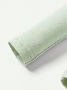 Cozy Pixies Baby Boy Snug Fit Pajama Set With Cartoon Animal Pattern, Including Long-Sleeved Crew-Neck Pullovers And Footed Pants (4pcs) - Multicolor - View 6