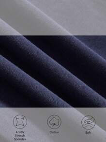 Cozy Pixies Jungen Baby Set mit Cartoon Bär & Buchstaben Kurzarm T-Shirt und passenden Shorts - marineblau - Übersicht 7