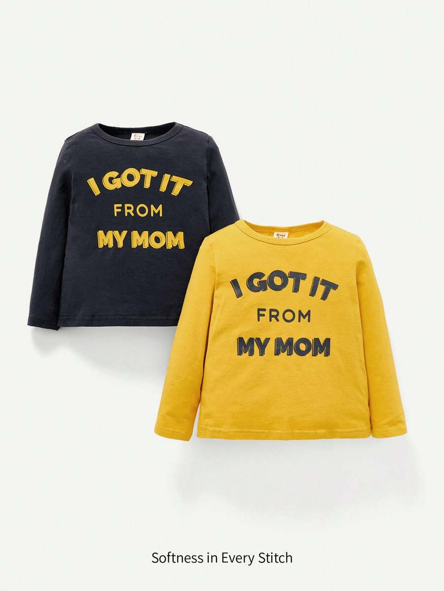Cozy Pixies Atasan Bayi Laki-Laki - Kuning - View 1