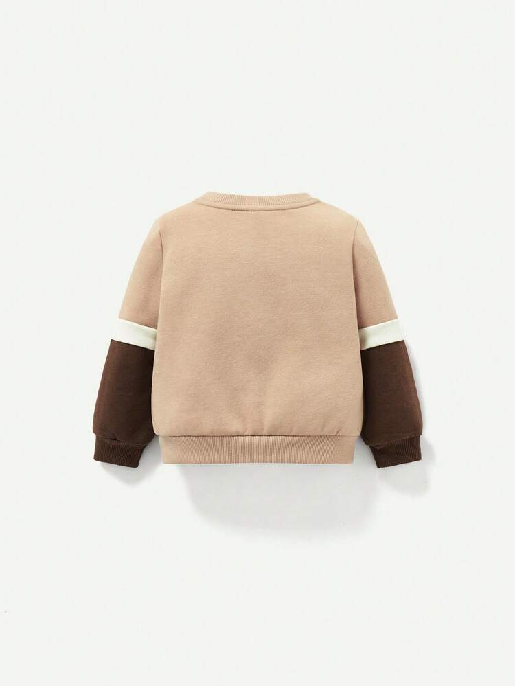 Baby Boy Slogan Graphic 2 In 1 Sweatshirt