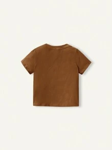 Cozy Pixies Baby Boy Solid Color Soft Knitted Round Neck Short Sleeve Pullover Set Of 3