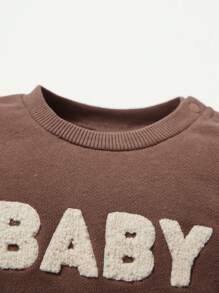 Cozy Pixies 嬰兒男寶貝2入組字母拼接連身衣