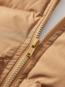 Cozy Pixies Baby Girl 3D Ear Design Hooded Zipper Jacket Without Tee