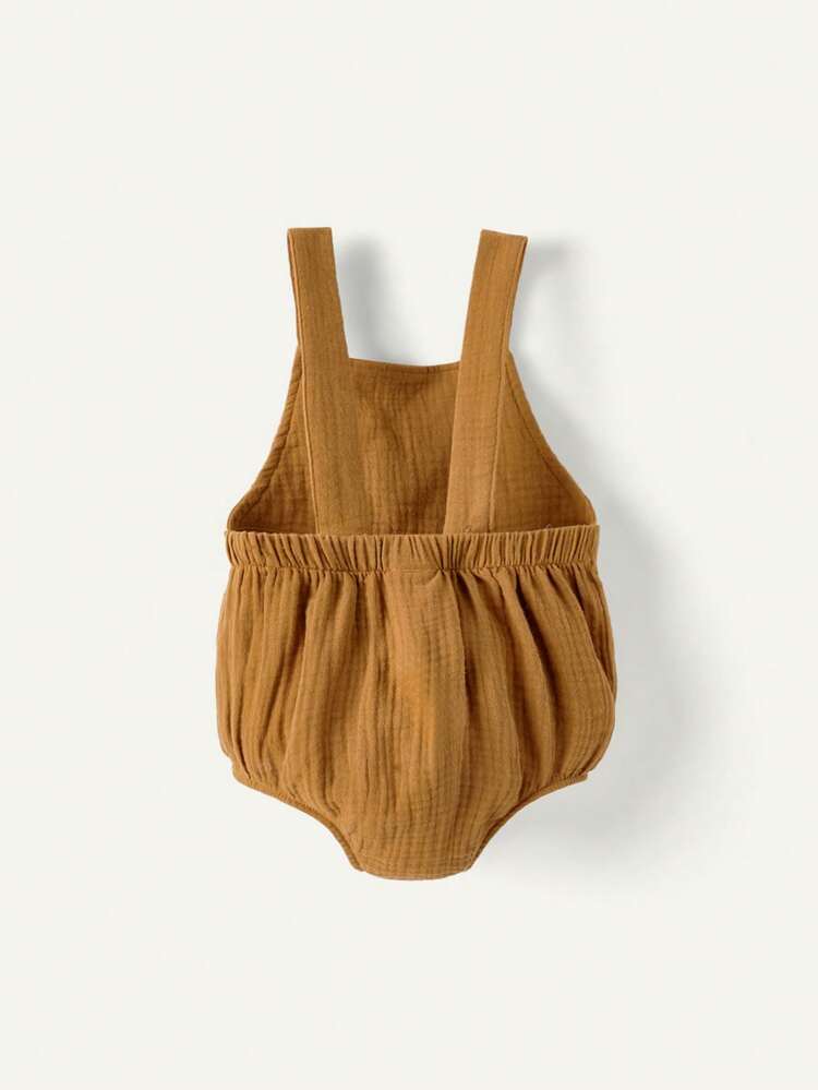 Baby Girl Casual Rainbow Pattern Overalls Bodysuit