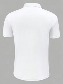 Men's Summer Eagle Print Casual Commute Polo Shirt