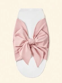 Cozy Pixies 1pc Baby Bow Decor Fabric Swaddling Blanket Love Valentine