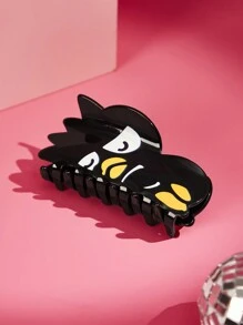 HELLO KITTY AND FRIENDS | SHEIN 可愛企鵝中等尺寸髮夾,適用於厚髮 - 黑色 - 查看 4