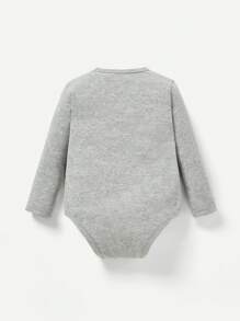 Mały chłopiec 3pcs Grafika ze sloganem Kombinezony - Niebieski - Zobacz 3