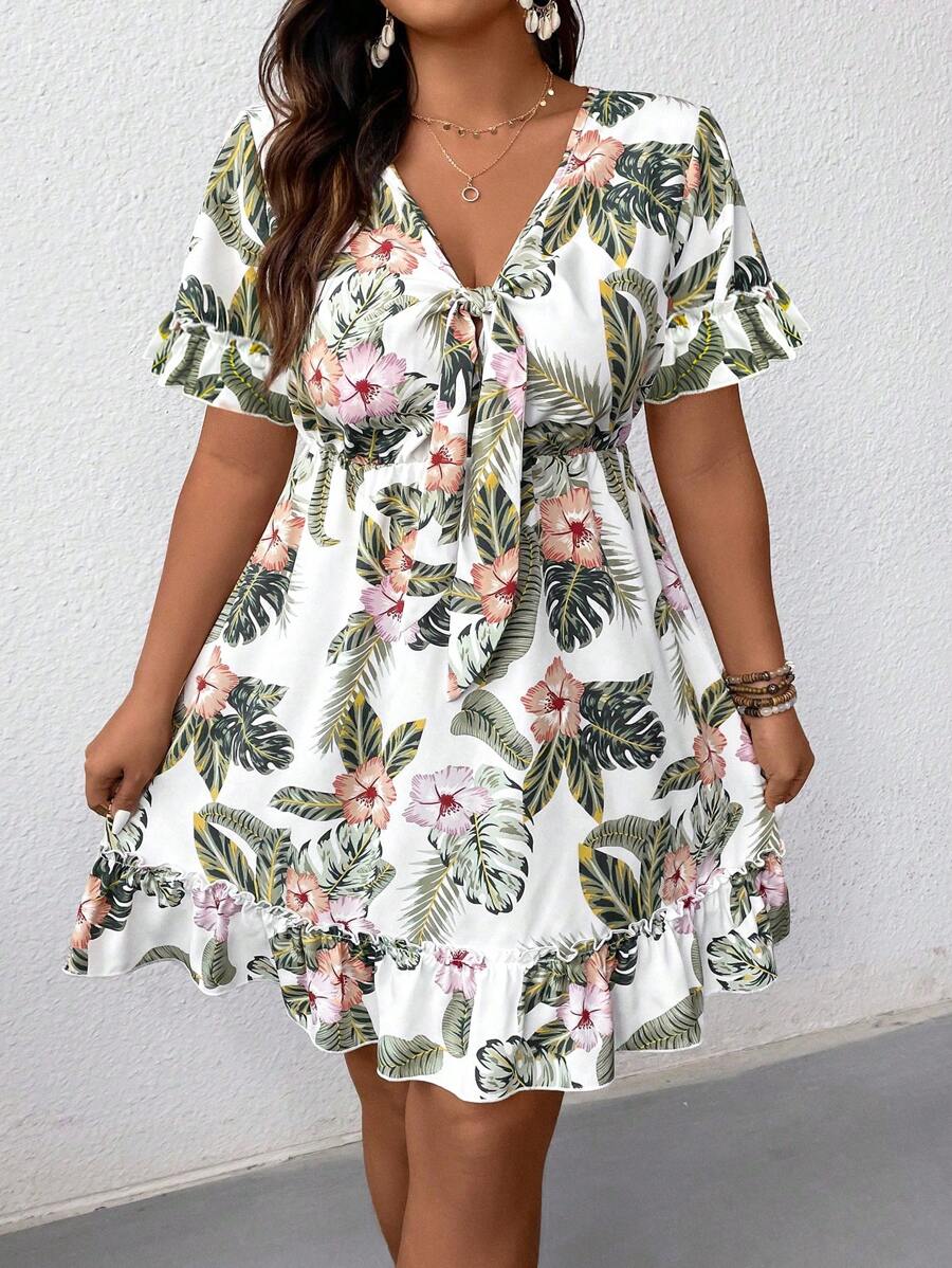 Flora | Floral Tie Summer Dress