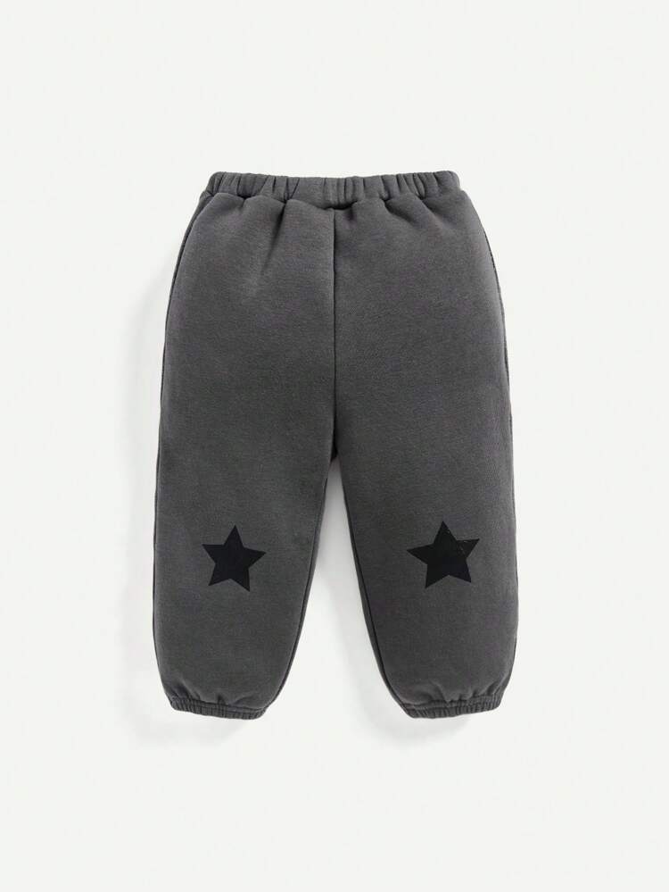 Baby Boy Star Print Hoodie & Sweatpants
