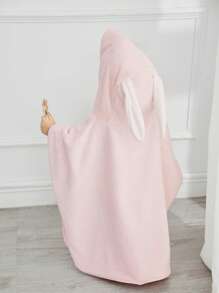 Cozy Pixies 1pc Soft And Comfortable Pink Rabbit Bath Towel - Pink - View 4