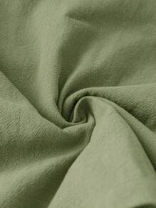 SHEIN LUNE Zipper Neckline Women's Double Pocket Dress