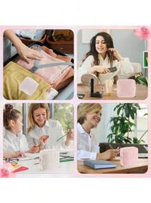 1 Stück bestickter Binden-Aufbewahrungsbeutel, tragbare Menstruationstassen-Tasche, Binden-Tasche, Damenbinden-Tasche, Menstruationstassen-Aufbewahrungsbeutel, Menstruationsperiode Erstlings-Tasche (Rosa + Weiß) für Reise-Aufbewahrungstasche, Make-up-Tasche, Kosmetiktasche, Urlaubsorganizer, Großer Make-up-Organizer Make-up-Koffer, für Lippenstift, Pinsel, Hautpflege, Handy, Münzen, Kleinteile, für Zuhause, Geschenk, Urlaub und Festival Halloween Weihnachten Multifunktional nutzbar, Boho Stimmung