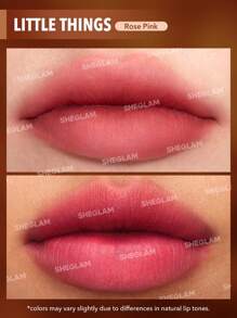 SHEGLAM LáPiz Labial LíQuido Soft Haze Lip Blur-Little Things De 6 Colores, Resistente Al Agua, Tinte Labial Mate A Prueba De Transferencia, Tinte Labial Duradero De Gran DuracióN GraduacióN CumpleañOs Vacaciones Verano OtoñO Y2K Elegante Moda Mujeres NiñAs Maquillaje CosméTico Belleza Fiesta Playa Viaje Camping Aire Libre Escuela Campus ExcursióN Festivales DecoracióN Regalo Presente Rosa Chica Cosplay Mejor Color Encanto Vibra