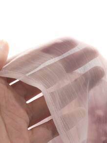 DAZY Áo sơ mi tay dài in họa tiết hoa có cạp chun eo - Bụi tím - Xem 7