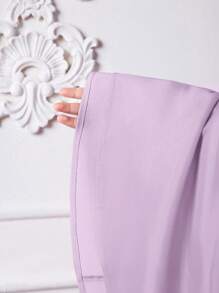 Modelyn Damen Arabisches Kleid mit Strass Dekoration, Rüschenärmeln und Taillengürtel Abendkleid