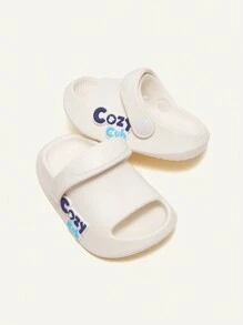 Cozy Pixies Cute & Interesting Infant Minimalist Comfortable Anti Slip Slippers - White - View 6