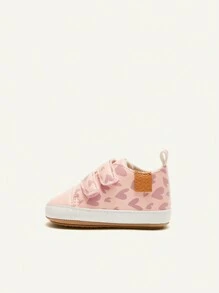 Cozy Pixies Lovely Princess Style Heart Pattern Flat Sport Shoes For Infants And Toddlers