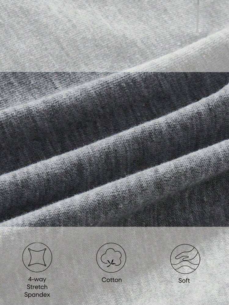 Baby Boy Color Block Woven Label Elastic Waistband Side Pocket Casual Shorts