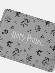 HARRY POTTER X SHEIN 卡通字母印花便携式折叠镜，返校季