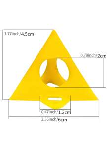 10 件迷你油漆架工具 - 适用于木工的三角形塑料油漆垫脚 - 增强您的木工项目！