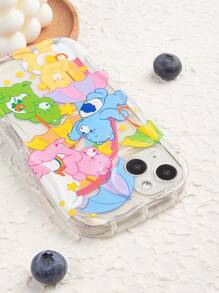 ROMWE X Care Bears 卡通圖形透明手機殼 - 彩色 - 查看 2