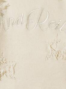 男女皆宜的休闲宽松圆领毛衣，饰有字母刺绣、星星图案和做旧流苏下摆，适合春、秋、冬三季穿着，长袖上衣