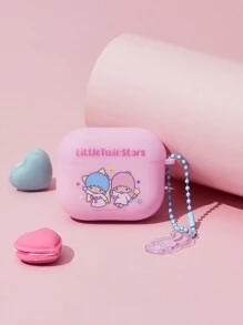 HELLO KITTY AND FRIENDS | SHEIN 印有雙子座字母的耳機盒 - 粉色 - 查看 4