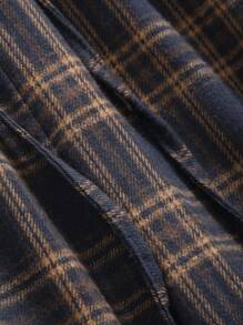 DAZY 格纹抽绳腰长款休闲裤 - 彩色 - 查看 6